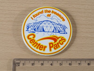 Vintage 90er Jahre Abzeichen '' Ich fand den Schatz im Zentralpark '' sehr guter Zustand