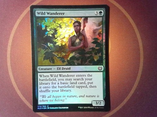 Magic Booster Carte Magic: The Gathering - Wild Wanderer (Girovaga Delle Terre Selvagge) - Extension Kaladesh - Carte Individuelle Carte Jeu De Collection