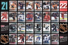 2021-22 Topps NOW NHL Hockey Complete Stickers Set of 616 (Print Run: Only 50)