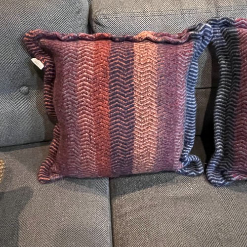 Roros Tweed 3er Set Kissenbezüge 100% Reine Lammwolle je 50 x 50 cm Norwegen - Bild 11 von 13