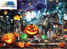 Halloween 500 Pieces Puzzle for Adults, Puzzles for Adults 500 Pieces, Spooky Pu