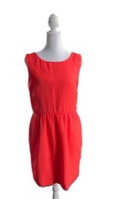 J. Crew Camille Coral Above Knee Sleeveless Dress  Size 6
