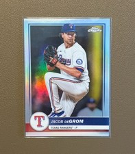 2026 Topps Series 1 Chrome Flagship Jacob DeGrom Chrome #47