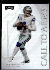 2020 Panini Playoff #CA-4 Dak Prescott Call to Arms Silver