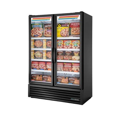 True FLM-54F~TSL01 54'' Full Length Glass Door Freezer Merchandiser