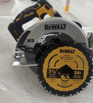 DEWALT XR Brushless Circular Saw 7-1/4 in Framing Blade for Wood