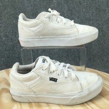 Vans Shoes Youth 3 Missy Low Top Lace Up Sneakers Comfort White Canvas Casual