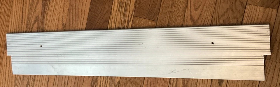 Exterior Door Sill Replacement Aluminum/Steel Ribbed Threshold Replacement - Image 2 of 4