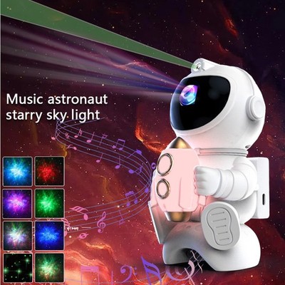 LED Astronaut Night Light Lamp Starry Galaxy Projector Nebula Star w/Remote Gift