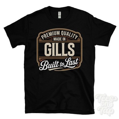 MADE IN GILLS PREMIUM QUALITY BUILT TO LAST T-SHIRT highland west mey scotland
