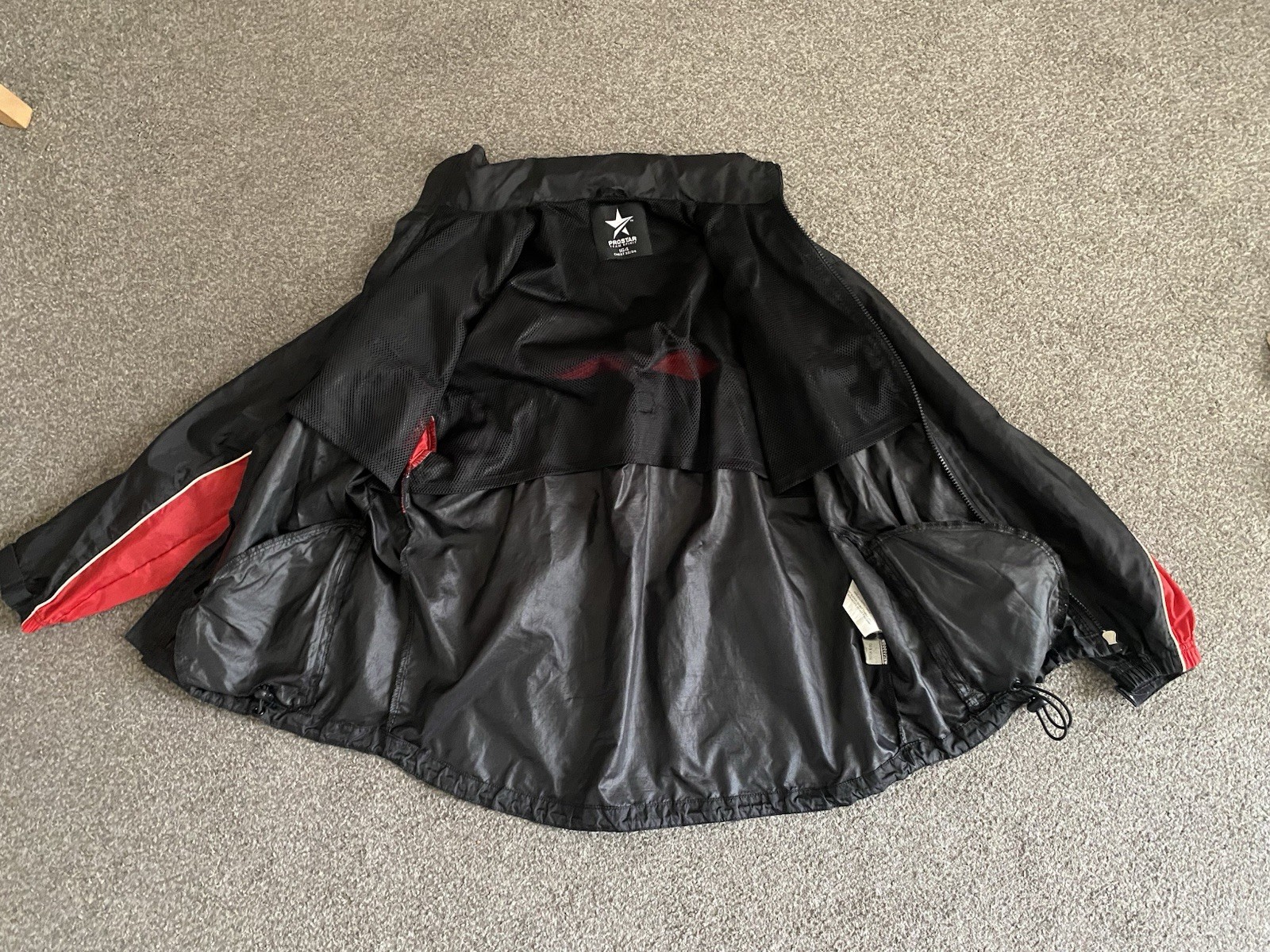 Prostar Black & Red Windbreaker Jacket 14 Years image 2