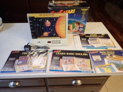 Vintage GeoSafari Electronic Learning Game EI-8800 100 Lessons/50 cards Nice!