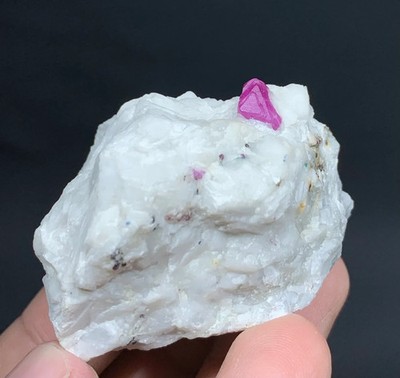 Red Ruby Specimen, Hunza Mine Pakistan, 97 Gram Cluster