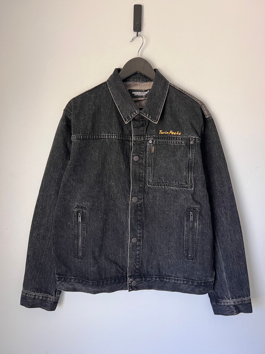 Undercover Twin Peaks Laura Palmer Denim Jacket - Size 4 - Black