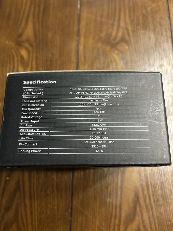 Thermaltake UX100 5V Motherboard Sync High Airflow Hydraulic Bearing ARGB Light - Image 4 of 4