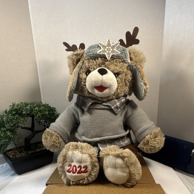 Snowflake Teddy Plush Bear - 2022 Holidays & Christmas Sweater, Shirt & Hat