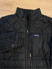 Patagonia Women s Radalie Jacket Insulated Quilted Full Zip Black Size XL FLAW