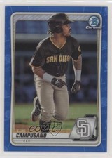 2020 Bowman Chrome Prospects Blue Refractor 61/150 Luis Campusano #BCP-218 00v4
