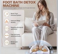 My Detox Foot Bath Ionic Detox Cleanse Spa with Basin