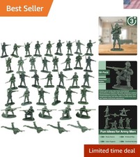 Classic 36-Piece Green Army Men Toy Soldiers Set for Imaginative Kids' Play