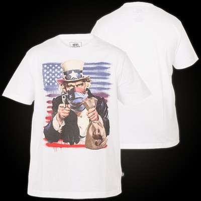 ECKO UNLTD. T-Shirt The Looter Weiß T-Shirts Herren  Ecko Unltd. The