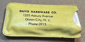 Vintage Davis Hardware Asbury Ave Ocean City NJ Rain Poncho