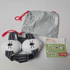 Alpine Muffy Ear Protection for Babies  WHITE  Protects Hearing Comfortable