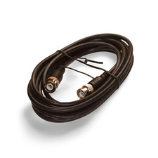 10ft BNC Twist On Male to Male RG58 A/U Coax Cable 50 Ohm - Black
