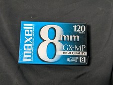 New Sealed Maxell 8mm GX-MP 120 High Quality Camcorder Videotape
