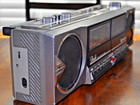 Hitachi TRK‑W4H Vintage Boombox–Radio & Deck A Working–Deck B Needs Repair — photo 3