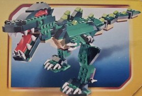 LEGO 5868 Ferocious Creatures Creator 3-in-1 Crocodile Complete with Box