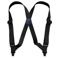 3.8 125Cm Fashion Men Suspenders Adult 2 Clips Side Plastic Braces Strap for Bel