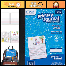 Primary Journal Composition Notebook, 7.5"x9.75", 100 Sheets, Grades K-2, Pack o