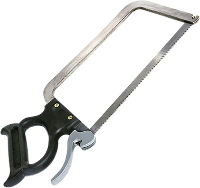 Butcher Meat and Bone Saw with 16 Inch Stainless Steel Serrated Blade with Quick