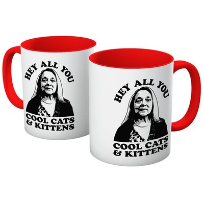 TIGER KING CAROLE BASKIN HEY ALL YOU COOL CATS KITTEN TASSE IN VERSCHIEDENEN FARBEN