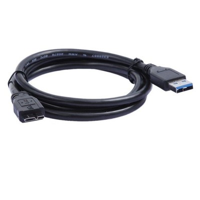 MaxLLTo  6FT USB 3.0 Data Cable Cord for Seagate Backup Plus 6 feet, Black