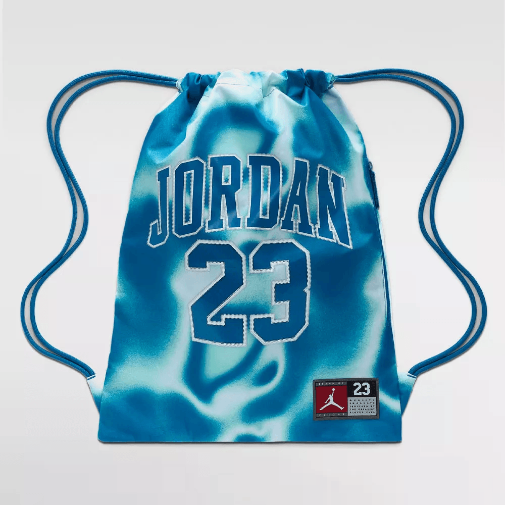 Jordan Drawstring Jersey Unisex Gym Sack Air Jumpman Blue White 9A0757 ...