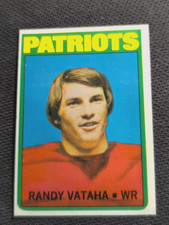 1972 Topps #158 Randy Vataha New England Patriots Rookie Football Card-EX+/NM. rookie card picture