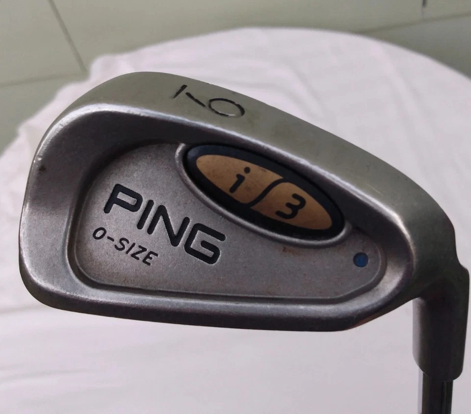 Ping i3 O size 9 Iron Blue Dot Cushion Stiff Flex Steel Shaft RH 36.5" - Image 4 of 4