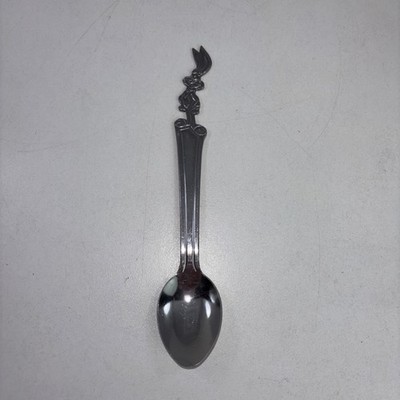 Vintage Nestle Quik Bunny Rabbit Stainless Steel Spoon 7.5'' Quick NesQuik 