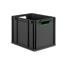 aidB Eurobox NextGen 2.0 Cycle-Griffe offen-Gr&uuml;n-400x300x320mm - 1 St&uuml;ck