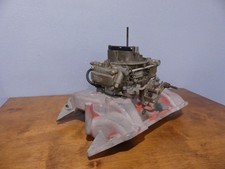 Edelbrock Dp4b Chryler 2836149 Vintage Intake Manifold W Holley 6160 Carburetor Edelbrock Dp4b Chryler 2836149 Vintage Intake Manifold W Holley 6160 Carburetor