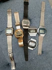 1970's LCD Digital Watches Job lot Vintage Rotary, Timex, Beltime, TEXET, BETA,