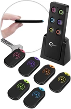 Ultra Slim Key Finder, Remote Finders Locator with 80Db Sound and 6 Receivers, W