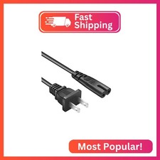 TV Power Cord AC Cable for Samsung 24" 32" 40" 43" 48" 49" 50" 55" 60" 65" 75" 8