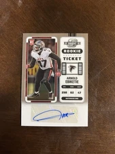 2022 Panini Contenders Optic Ticket Arnold Ebiketie #145 Rookie Auto RC