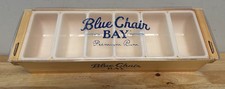 KENNY CHESNEY! BLUE CHAIR BAY RUM Condiment Caddy Fruit Tray Bar Garnish 20x6x4