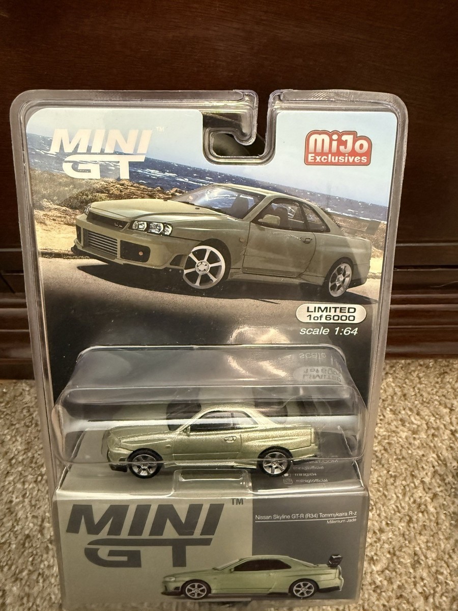 Mini GT 1:64 Nissan GT-R (R34) Tommykaira R-z Millenium Jade #697