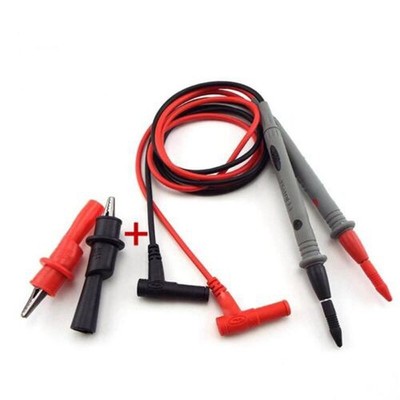 1Pair Probe Test Leads Pin for Digital Multimeter Meter 1000V 20A PCB Clip-On