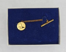 Pratt & Whitney USAF logo gold-tone tie tack IN BOX